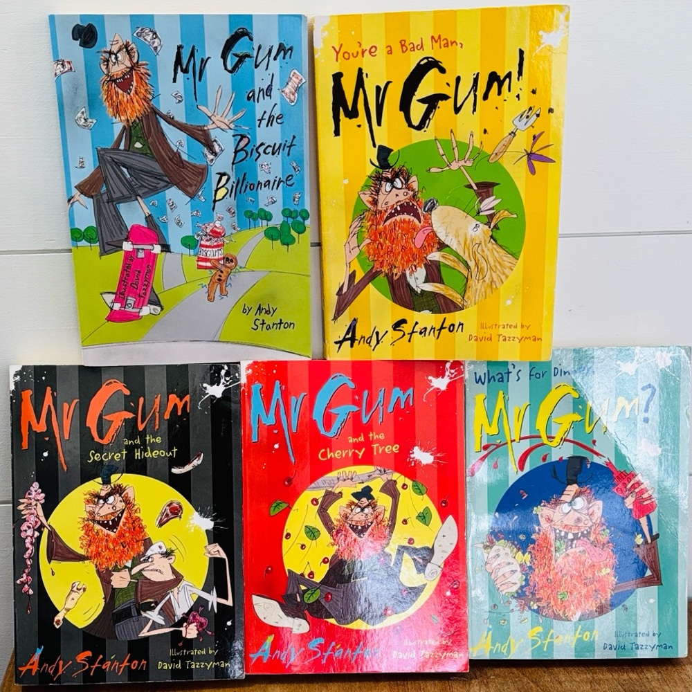 Mr Gum Books 5 Book LOT By Andy Stanton Bks 1, 2, 6, 7, 8